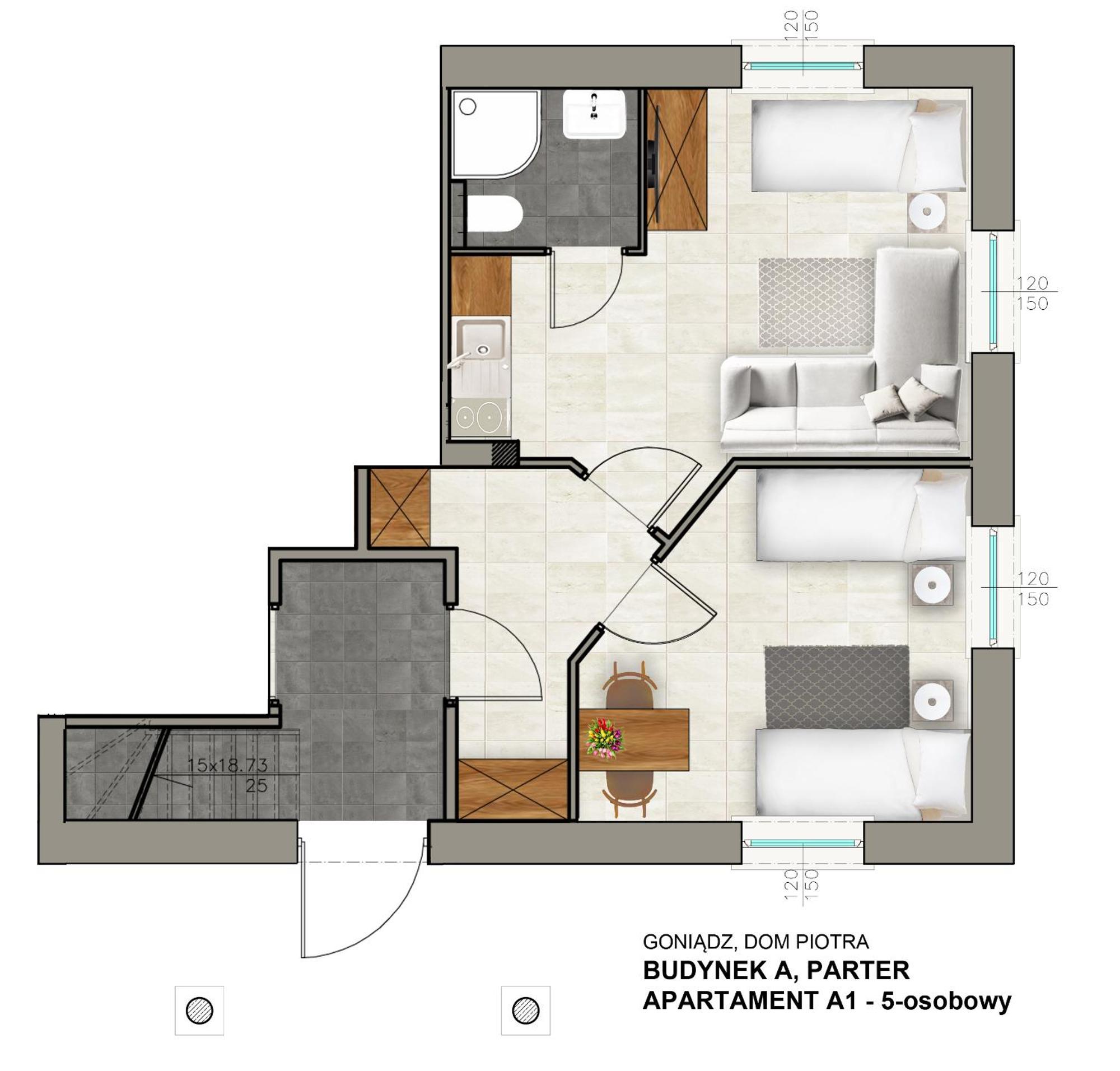 Dom Piotra Apartment Goniadz Bagian luar foto